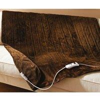 BAUER 39040 Heated Throw - Brown