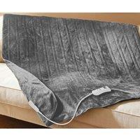 BAUER 39049 Heated Throw - Grey