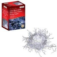 CHRISTMAS WORKSHOP 71769 LED Silver Cluster String Lights - 8 m