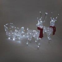 CHRISTMAS WORKSHOP 71429 Reindeers with Sleigh Decoration Lamp