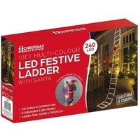 CHRISTMAS WORKSHOP 74559 Santa on Ladder Lights - 3 m