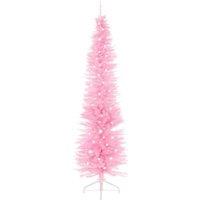 CHRISTMAS WORKSHOP 70870 Christmas Tree with Lights - 6 feet, Pink