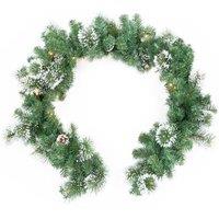 CHRISTMAS WORKSHOP 71229 Pre-Lit Pine Garland String Lights - 1.83 m