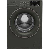 HOTPOINT Anti Stain HV941GUK 9 kg 1400 Spin Washing Machine - Dark Grey, Silver/Grey