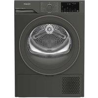 HOTPOINT C HSD 83M GG UK 8 kg Heat Pump Tumble Dryer - Grey, Silver/Grey