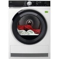 AEG 9000 AbsoluteCare Pro TR959V6BC WiFi-enabled 9 kg Heat Pump Tumble Dryer White, White