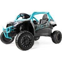 Xootz Kawasaki Teryx KRX 1000 12V Kids Ride-On Car - Blue & Black, Blue