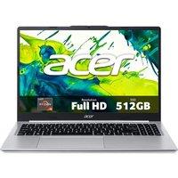 ACER Aspire Lite 15.6" Laptop - AMD Ryzen 5, 512 GB SSD, Silver, Silver/Grey