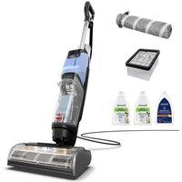 Bissell CrossWave EdgeFind 4136E Upright Wet & Dry Vacuum Cleaner - Black & Light Blue, Black,Blue