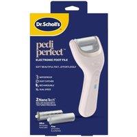 DR SCHOLL'S Pedi Perfect Electronic Foot File - White, White