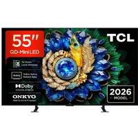 55" Tcl A400M Premium QD-Mini LED 4K HDR Smart Google TV 2026 - 55A400M-UK, Black