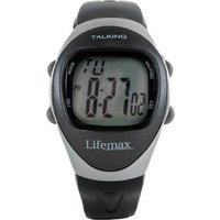 LIFEMAX Talking Big 408 Wristwatch - Black & grey, Black,Silver/Grey