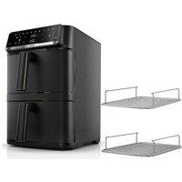 BOSCH Series 6 MAFD661B4G Double-Stack Drawer Air Fryer - Black, Black