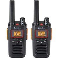COBRA RX380 Walkie Talkies - Black & Orange, Black,Orange
