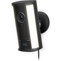 Ring Spotlight Cam Pro (2nd Gen) 4K Ultra HD WiFi Security Camera - Plug-in, Black, Black