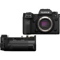 FUJIFILM X Series X-H2S Mirrorless Camera with Battery Grip - Black, Black