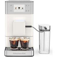 KITCHENAID KF4 5KES8454BPL Bean to Cup Espresso Machine - Porcelain White, Cream,White