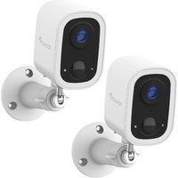TOUCAN S4X2-MLDX 2K Quad HD Wireless Security Camera - 2 Cameras, White