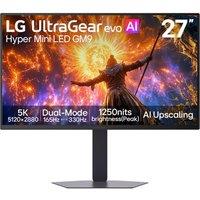 LG UltraGear Evo AI 27" 5K Ultra HD Gaming Monitor - Black, Black