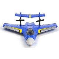 RCG Racing ZY-525 Water Land Air Combat Plane - Blue, Blue,Silver/Grey