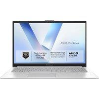 ASUS Vivobook Go 15 E1504FA 15.6 Laptop - AMD Ryzen 5, 256 GB SSD, Silver, Silver/Grey