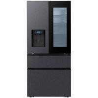 LG Fit & Max GMGS50DEEP American Style Smart Fridge Freezer Essence Black Steel, Black