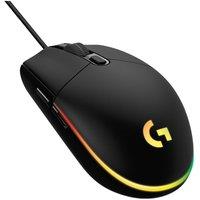 LOGITECH G102 Lightsync Optical Gaming Mouse - Black, Black