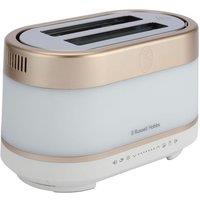 RUSSELL HOBBS Calm 27710 2-Slice Toaster - White & Copper, White