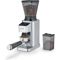 CASO BaristaChef Inox Coffee Grinder - Silver, Silver/Grey
