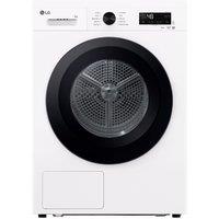 Lg Elctrnc Series 2 RHX1008NWK WiFi-enabled 8 kg Heat Pump Tumble Dryer - White, White