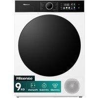 HISENSE 3i Series DH3I902UWDC WiFi-enabled 9 kg Heat Pump Tumble Dryer - White, White