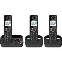 ALCATEL F860 Voice Trio AL3556 Cordless Phone - Triple Headsets, Black, Black