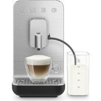 SMEG BCC13BLMUK Bean to Cup Coffee Machine - Black, Black