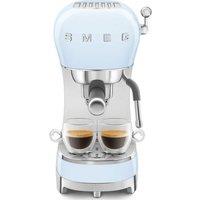 SMEG 50s Style ECF02PBUK Coffee Machine Pastel Blue, Blue
