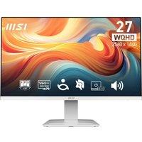 MSI PRO MP273QW E14 Wide Quad HD 27" IPS LCD Monitor - White, White