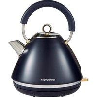 MORPHY RICHARDS Accents Gold 102045 Traditional Kettle - Navy, Blue