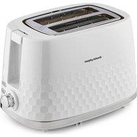 MORPHY RICHARDS Hive 220034 2-Slice Toaster - White, White