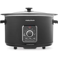 MORPHY RICHARDS Easy Time 461021 Slow Cooker - Black, Black