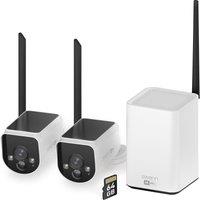SWANN MaxRanger 4K Ultra HD NVR Security System - 2 Cameras, Black,White
