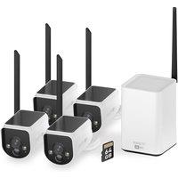SWANN MaxRanger 4K Ultra HD NVR Security System - 4 Cameras, Black,White