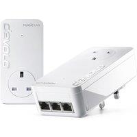 DEVOLO Magic 2 LAN Triple Starter Kit - Twin Pack, White