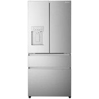 HISENSE PureFlex Slim RF512P5SSD American-Style Smart Fridge Freezer - Silver, Silver/Grey