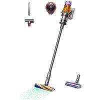 DYSON V12 Detect Slim Absolute Cordless Vacuum Cleaner - Yellow & Nickel, Yellow,Silver/Grey