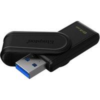 KINGSTON DataTraveler Exodia S USB 3.2 Memory Stick - 64 GB, Black, Black