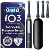 ORAL-B ORAIO3BKGP iO3 Electric Toothbrush - Black, Black