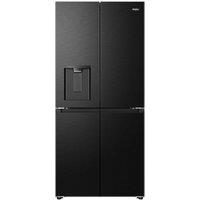 Haier Cube Series 5 HCW58S18CHMB American-Style Smart Fridge Freezer - Brushed Black, Black