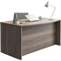 TEKNIK 5427428 Affiliate Bow Front Desk - Elm Effect
