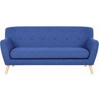 TEKNIK Skandi 3-Seater Fabric Sofa - Indigo blue