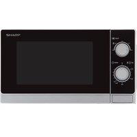 SHARP R200INW-UK Compact Solo Microwave - Silver, Silver/Grey,Black