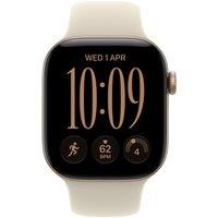 APPLE Watch Series 12 GPS 42mm Light Gold Aluminum Case with Sand Sport Band - M/L, Gold